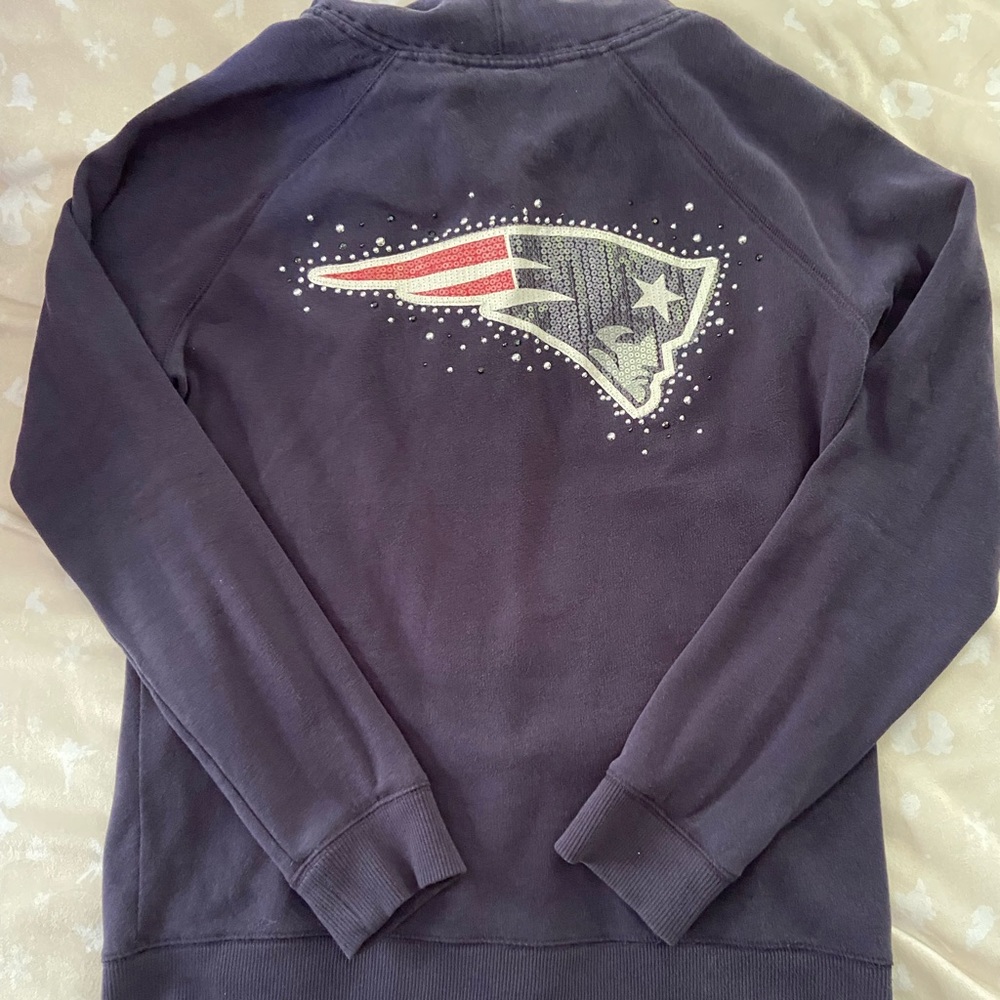 PINK New England Patriots Zip-up Hoodie